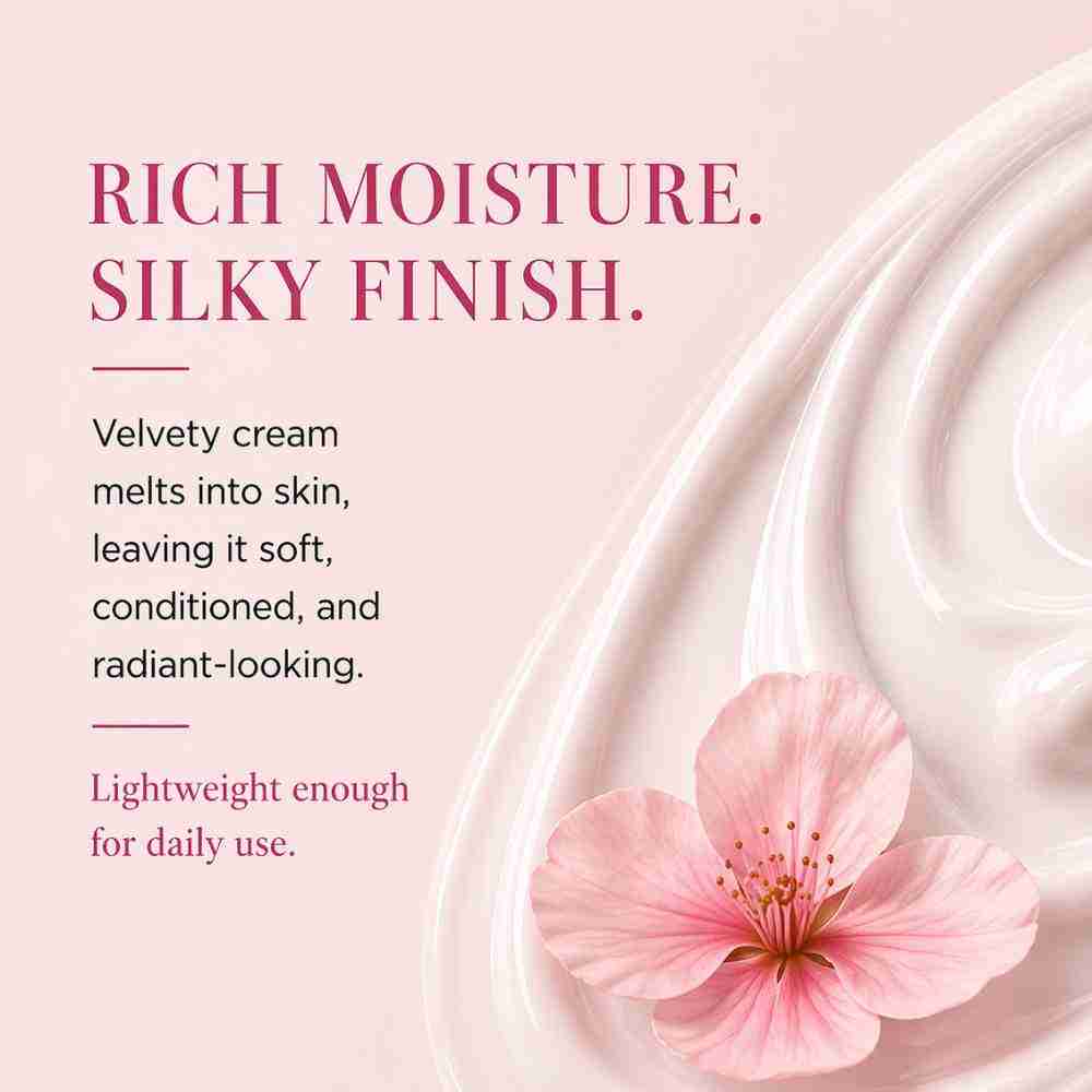 rich moisture silky finish lotion swatch for body by bella