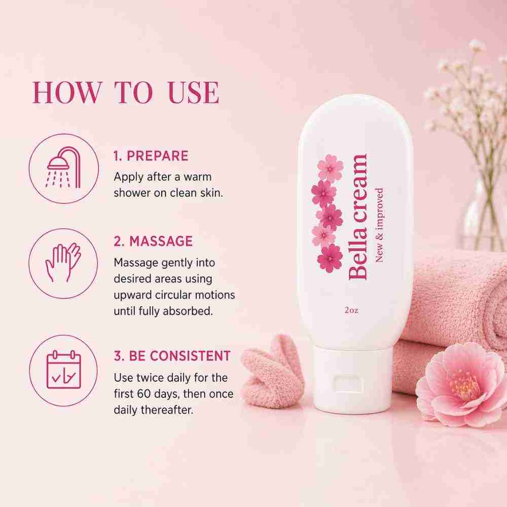 how to use body by bella enhancement cream bella cream