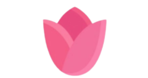Bodied by Bella pink tulip logo symbolizing natural beauty and body contouring